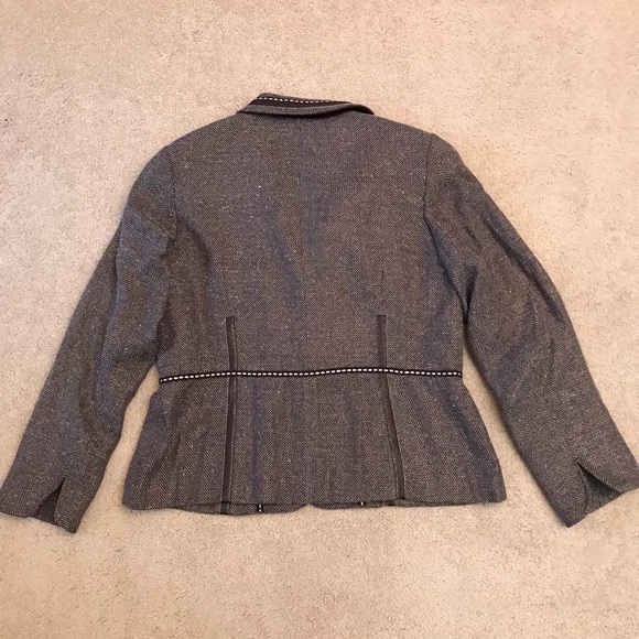 Coldwater Creek Shimmer Herringbone Blazer Jacket NEW Womens Size 14 Large Gift - Picture 3 of 12